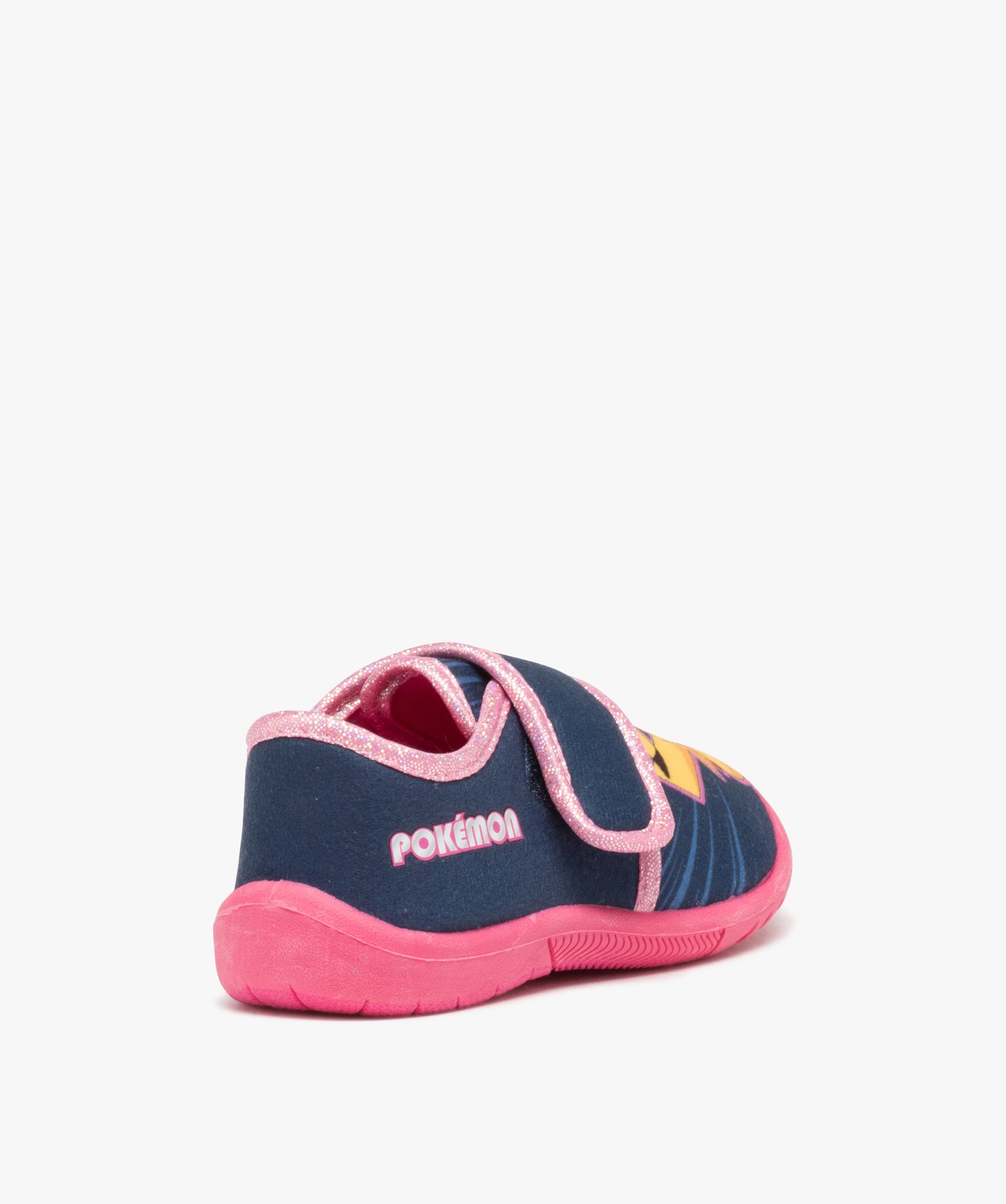Chaussons fille bottillons à scratch Pikachu - Pokemon bleu | GEMO