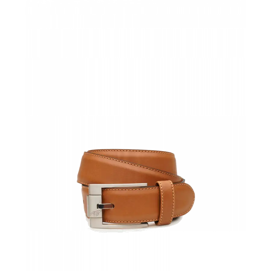 Heinrich Dinkelacker - Gürtel LEVENTE PLAIN AC Kalbsleder - beige