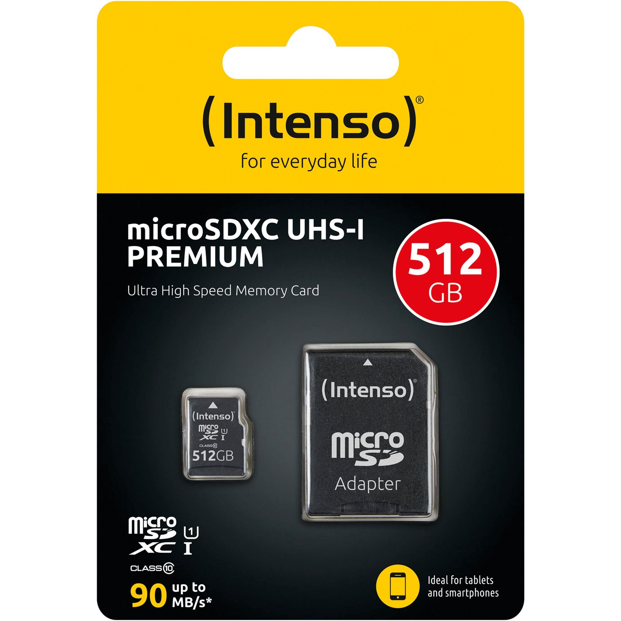 Intenso Intenso Premium 512 GB microSDXC, Speicherkarte, Speicherkarte