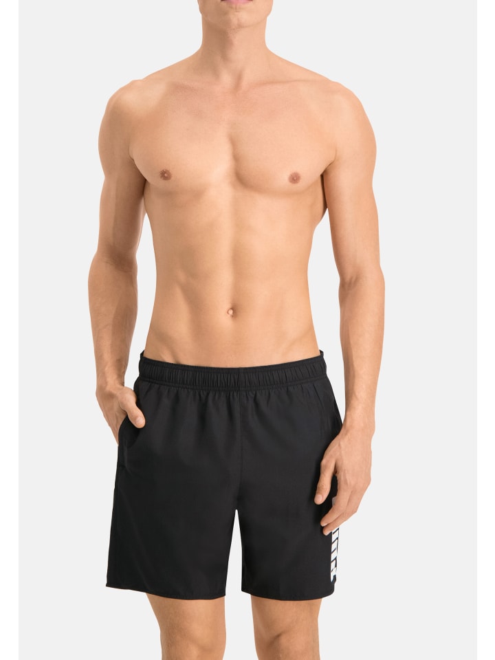 Puma Badehose PUMA SWIM MEN MID SCHORTS in Black günstig kaufen