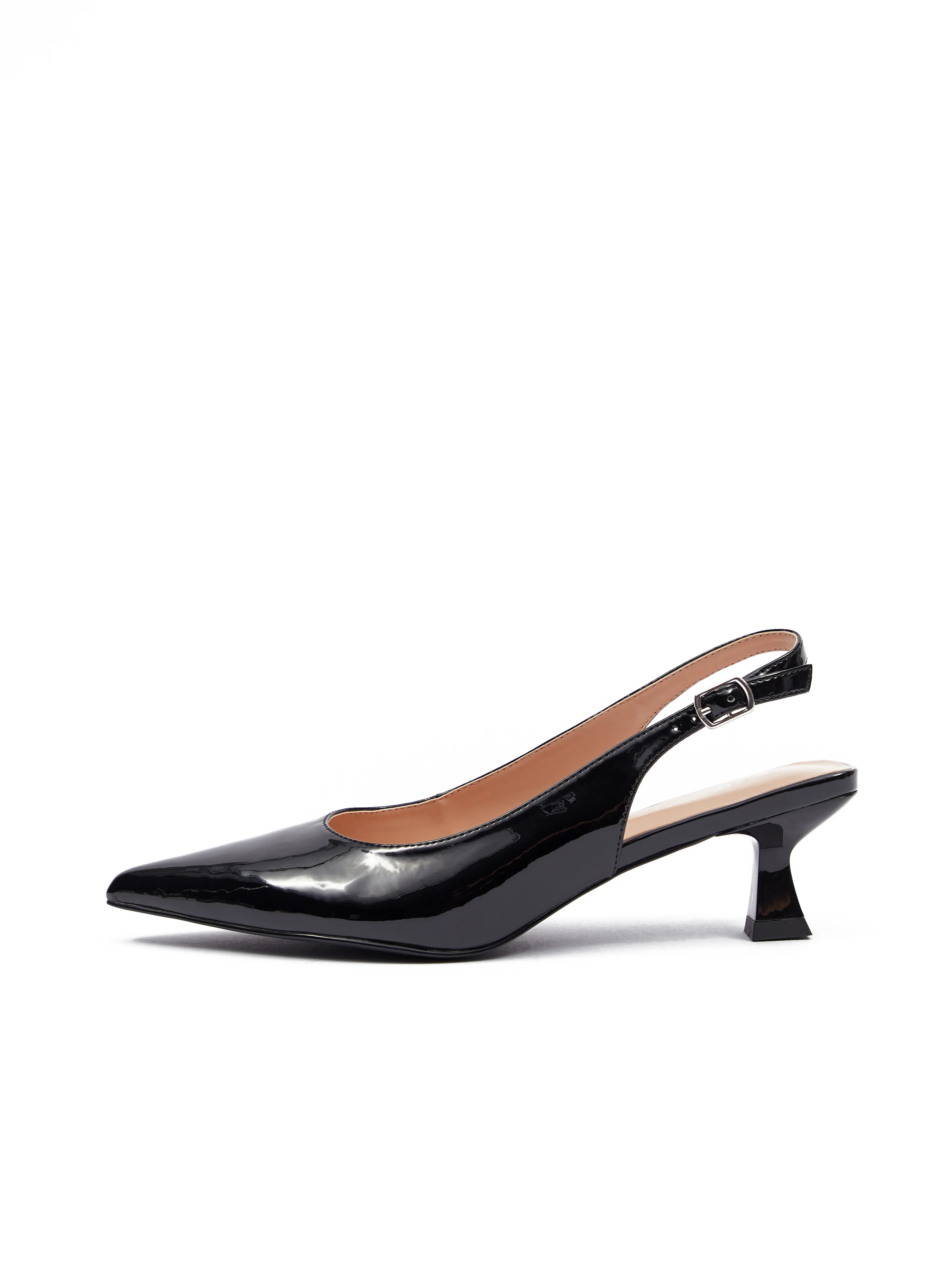 Schwarze Damen-Sandalen mit Absatz ORSAY