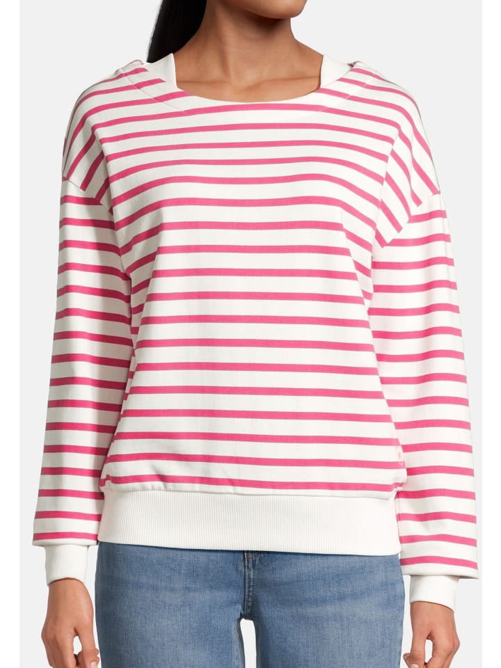 Salzhaut Sweatshirt LAFF in Offwhite pink günstig kaufen