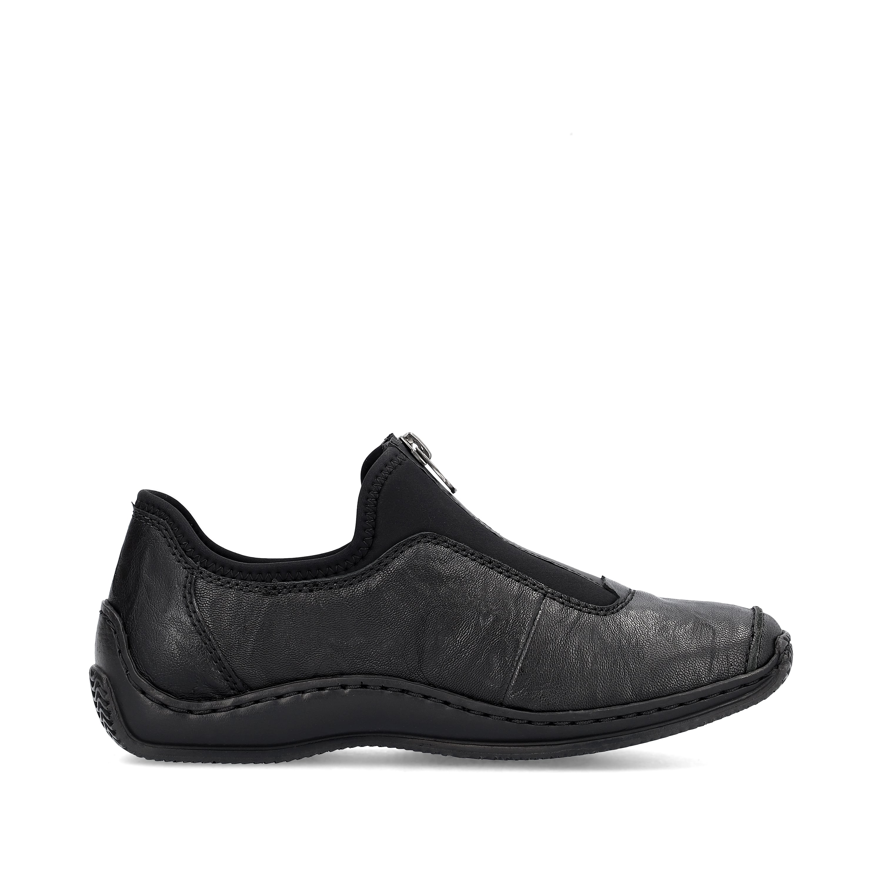 Rieker Damen Slipper mitternachtsschwarz