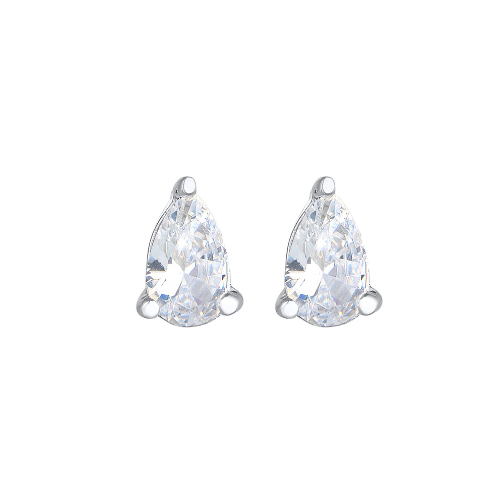 Elli Elli Boucles d'Oreilles Clous d'oreilles pour femmes Elegant Classic avec cristau Boucles d'oreilles