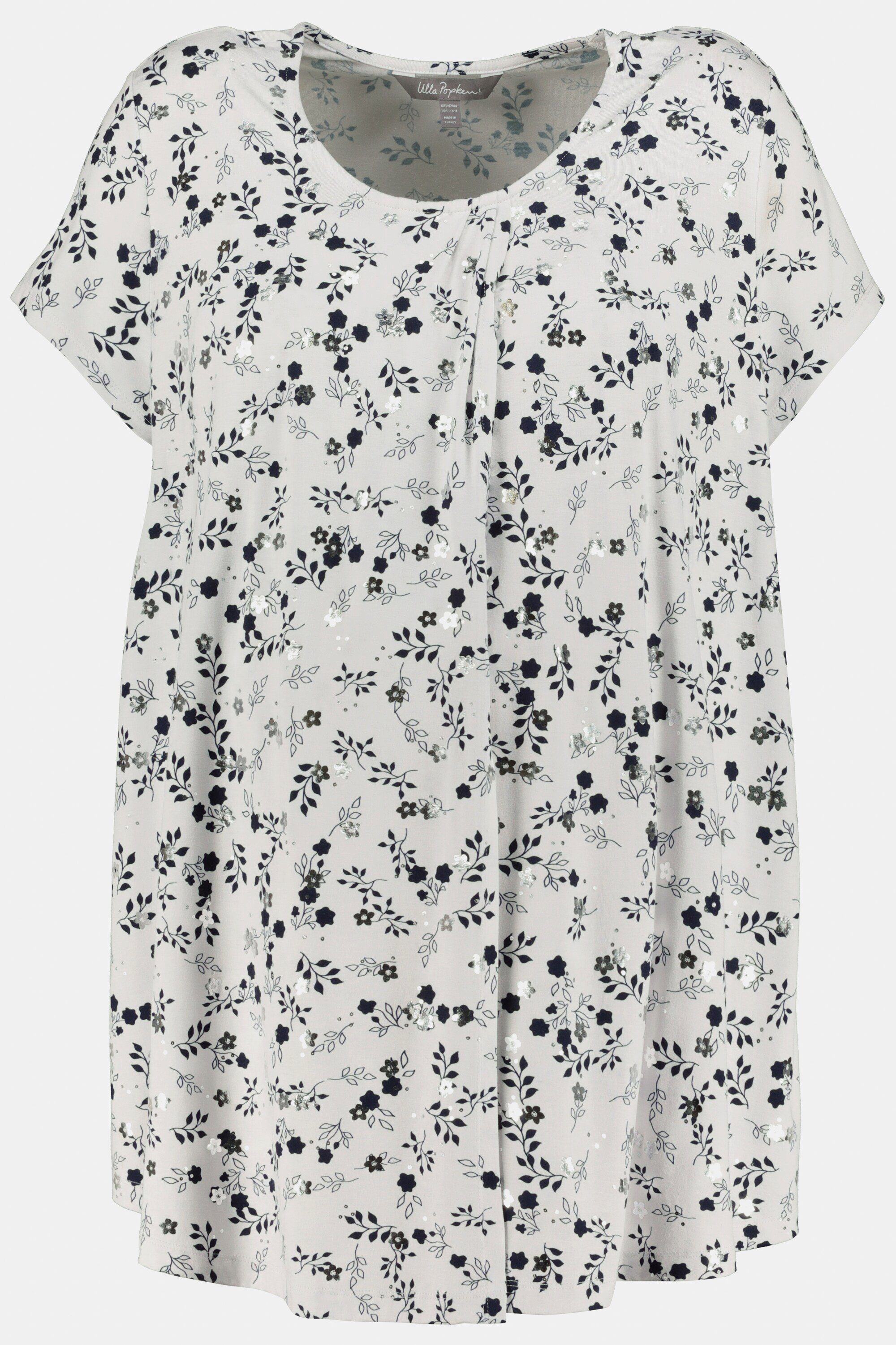 Ulla Popken Umstandsshirt Bellieva-Shirt doppellagig Still Top 3/4-Ärmel