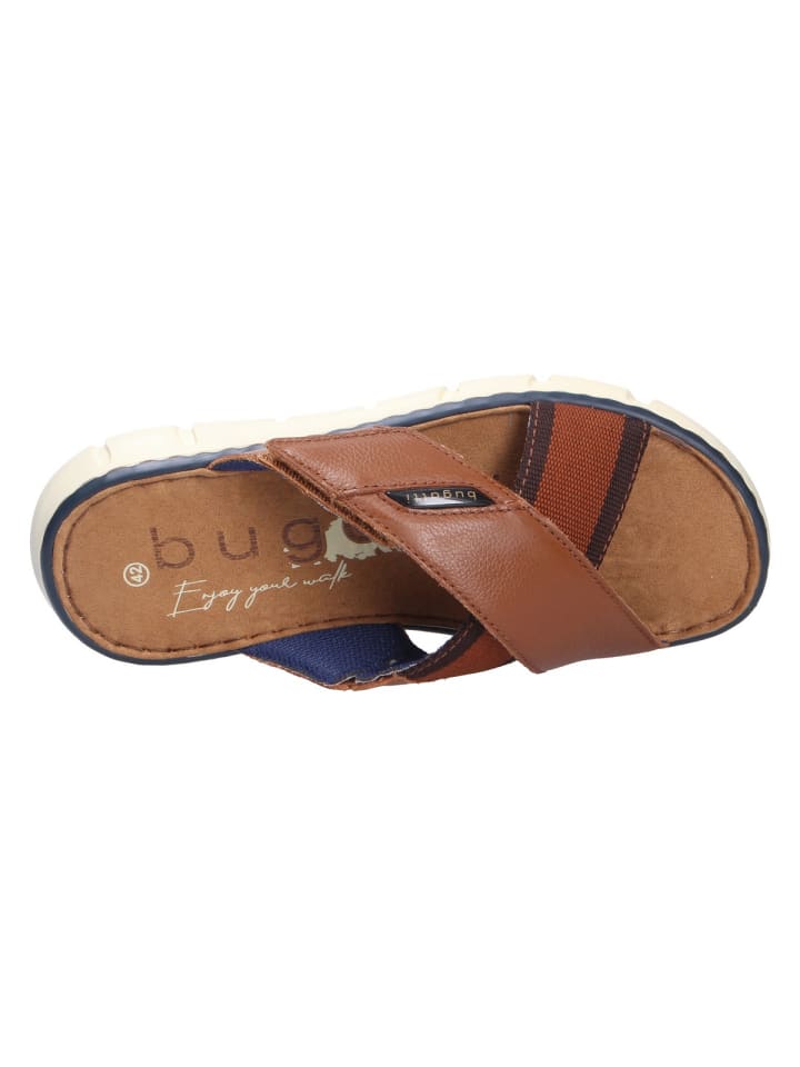 Bugatti Pantolette in braun günstig kaufen