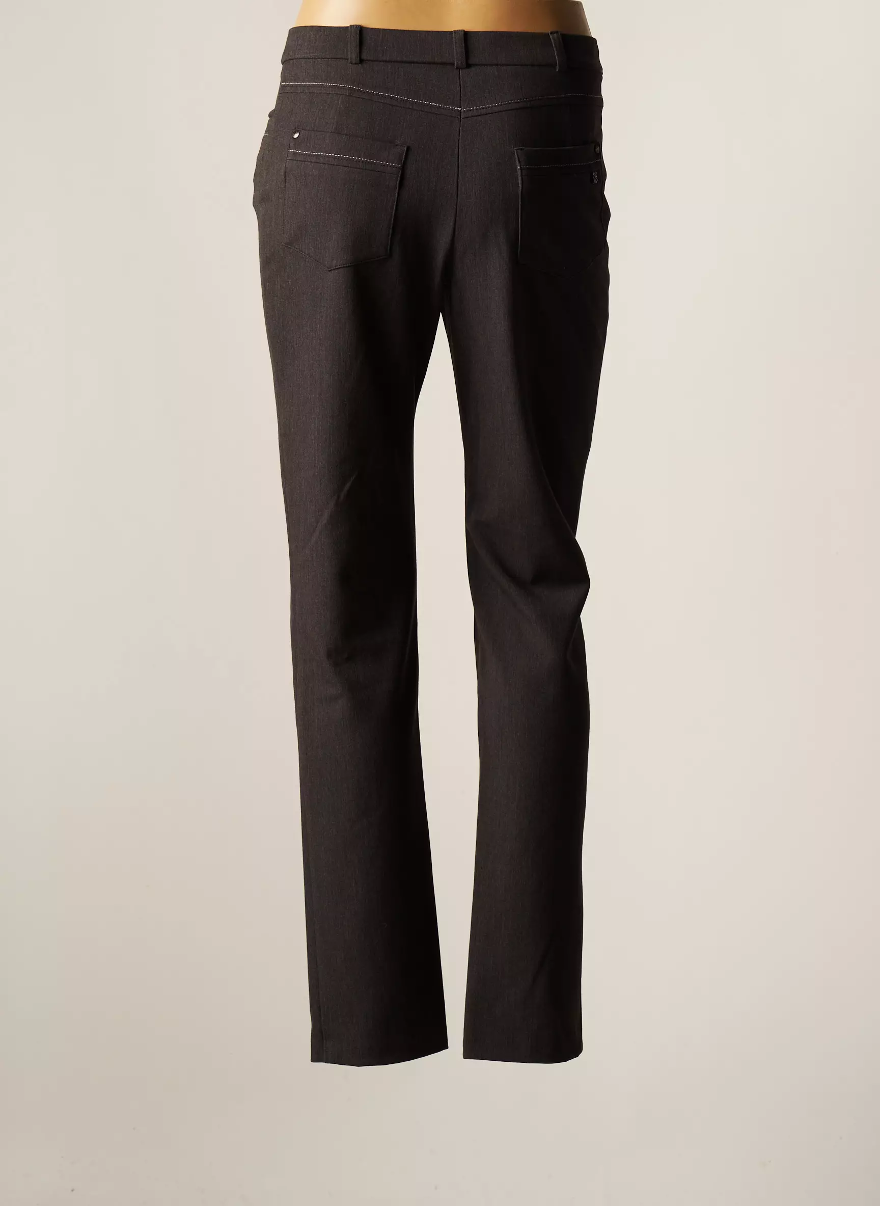 Christine Laure Pantalons Droits Femme couleur gris
