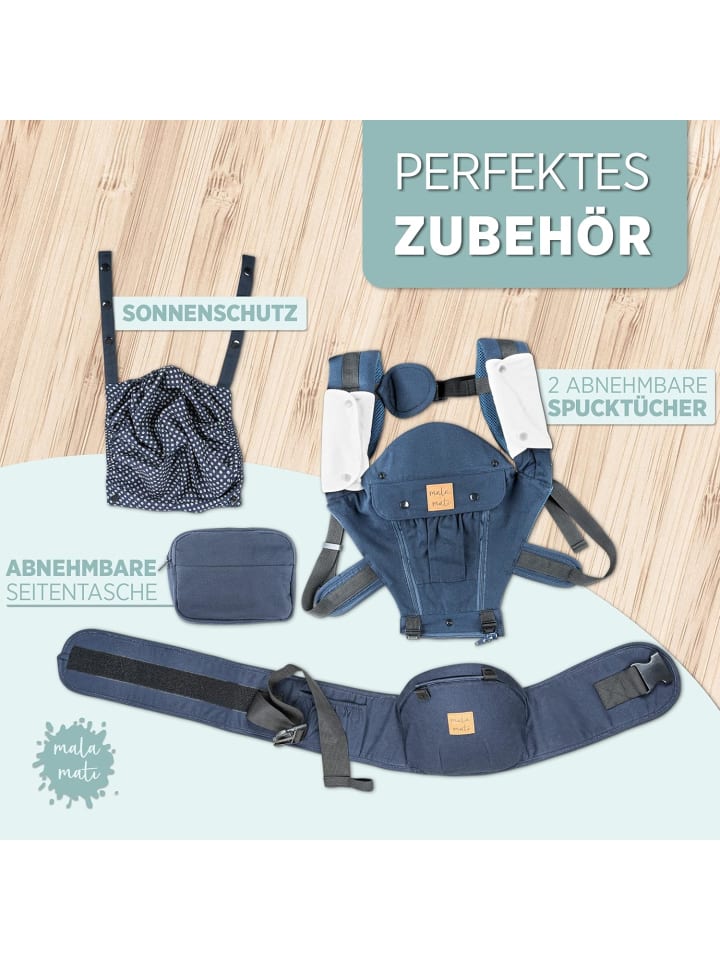 COFI 1453 Atmungsaktive Babytrage ab dem 3. Lebensmonat in Blau günstig kaufen onesize