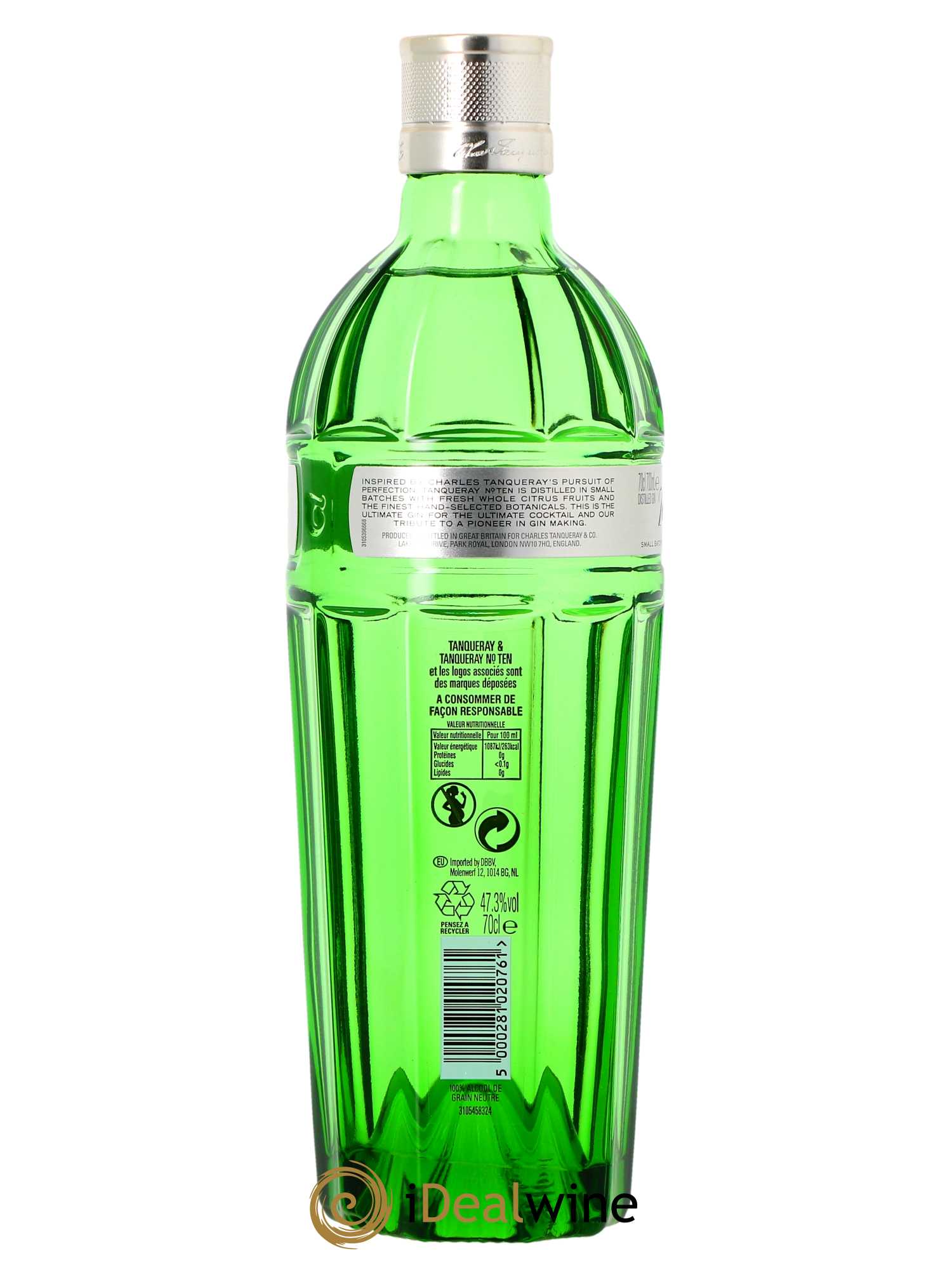 Gin Tanqueray Ten (70cl)  - Lot de 1 Bouteille