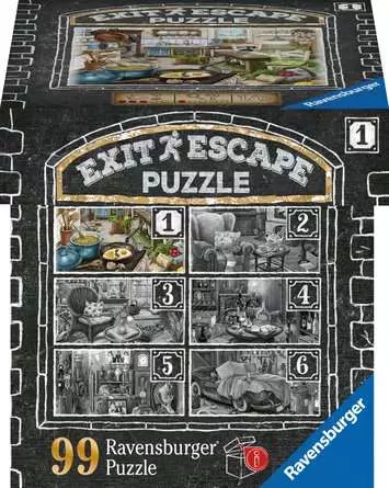 Puzzle 99 Teile - Im Gutshaus - Küche