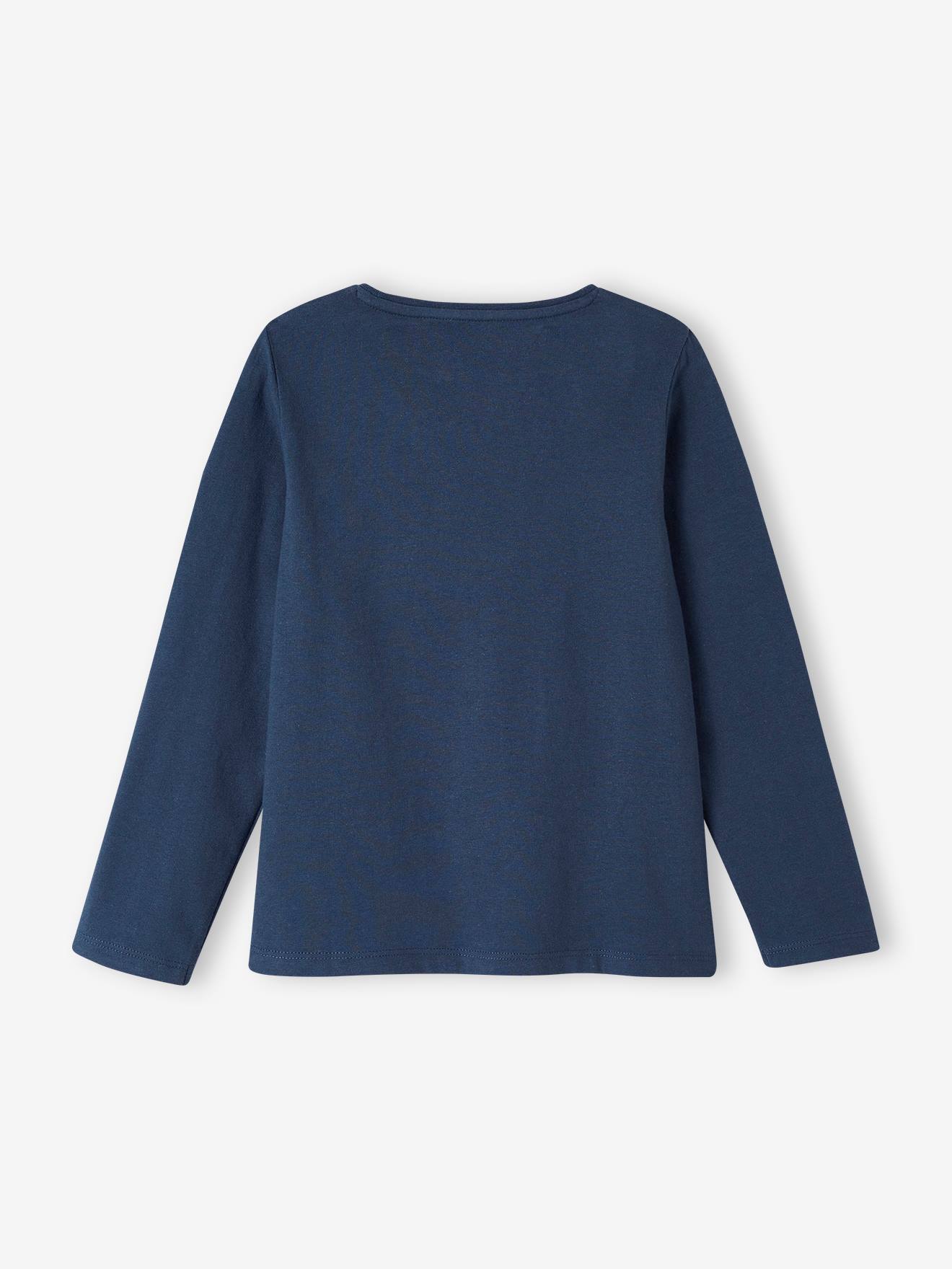 Vertbaudet 3er-Pack Mädchen Shirts BASIC Oeko-Tex - graublau
