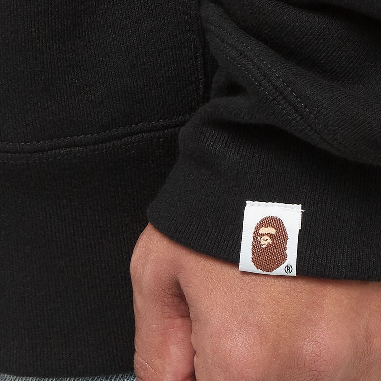 A Bathing Ape Shark Pullover Hoodie black