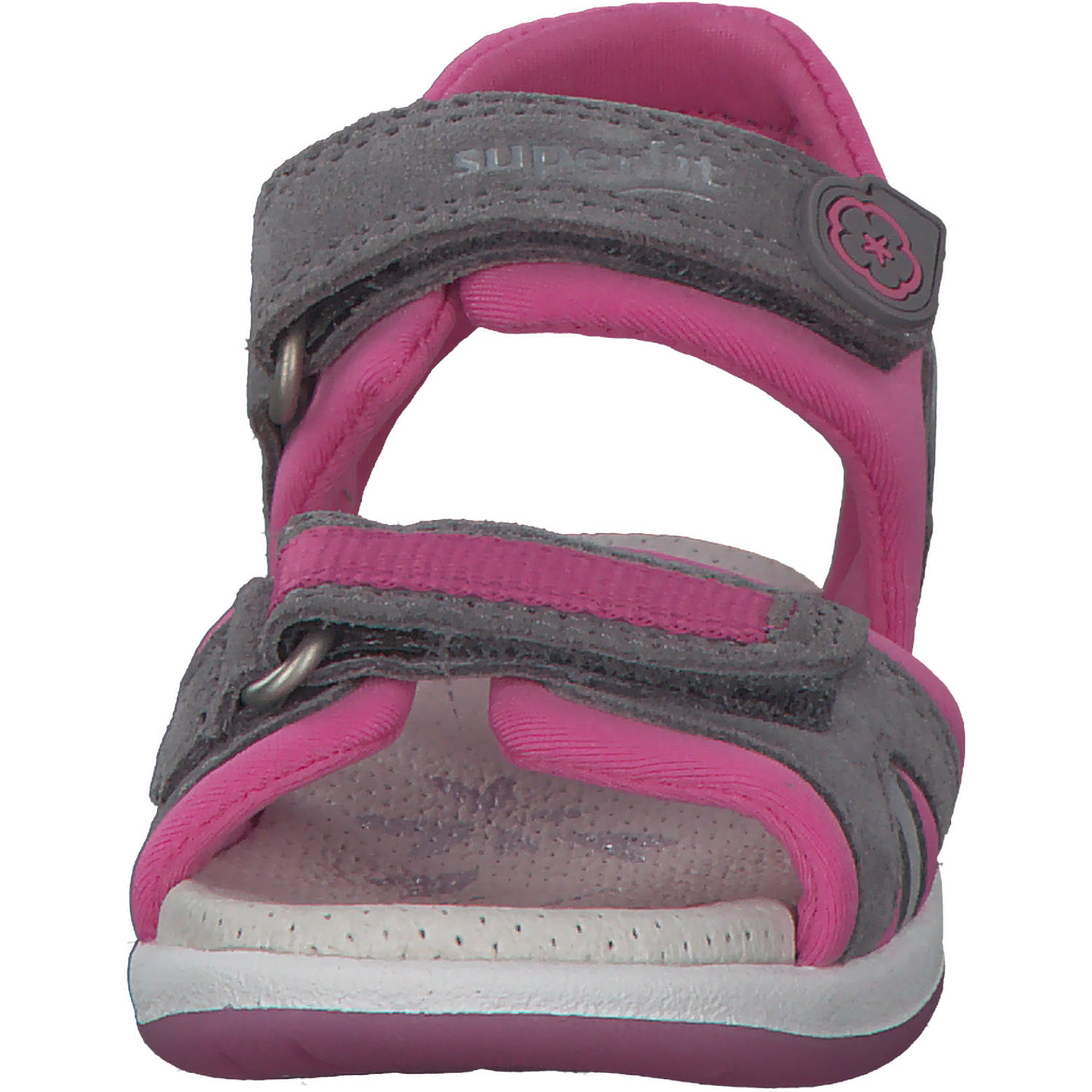 Superfit SUNNY 06127, Sandalen (Kinder), Kinder, hellgrau/rosa