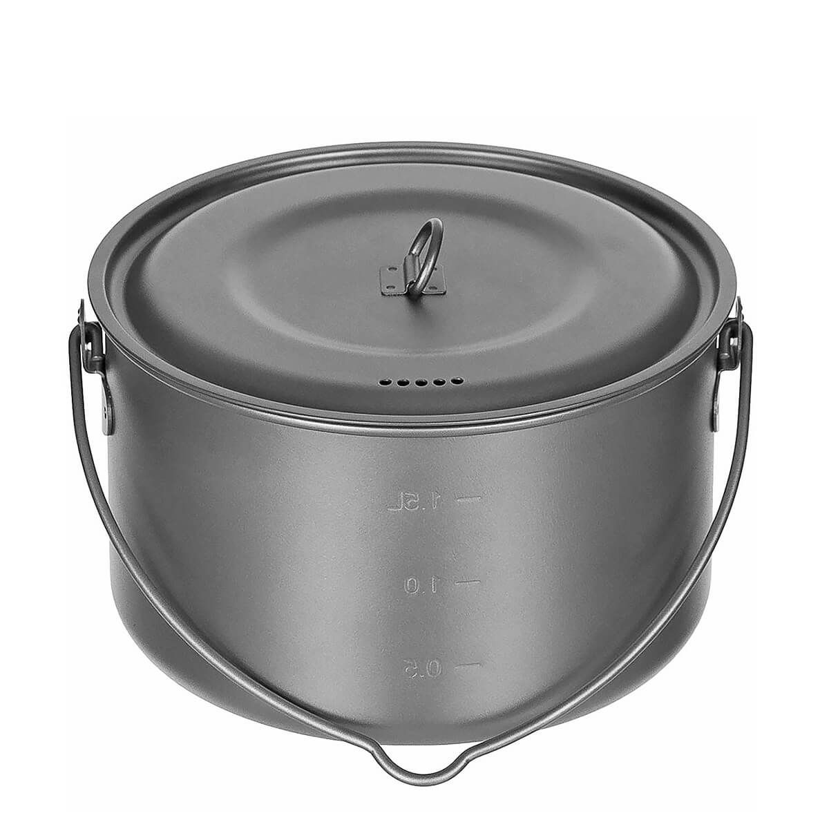 Titan Topf großmit Deckel 1.95 Liter
