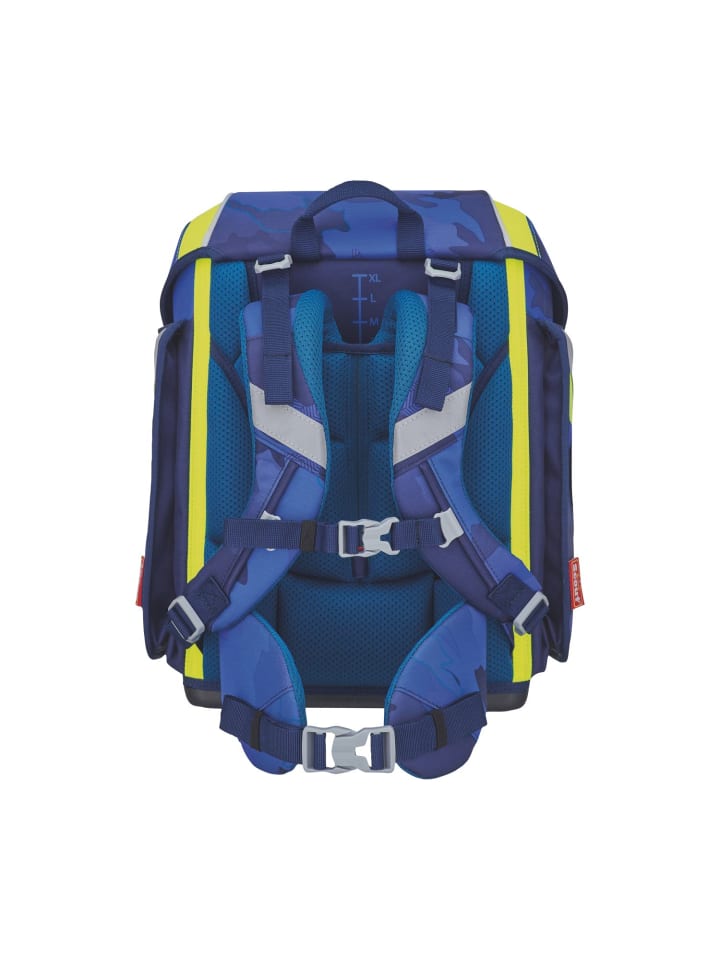 Scout Scout Genius Schulranzen-Set 4 teilig DIN Blue Police günstig kaufen onesize