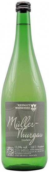 2022 Müller-Thurgau trocken 1,0 L - Weingut Weisensee