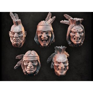 Native American Heads (5)