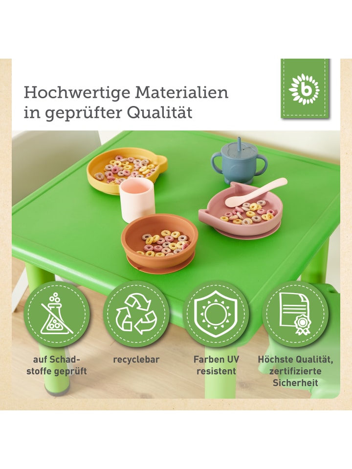 Bieco Spielwaren Kindertisch in Grün günstig kaufen onesize
