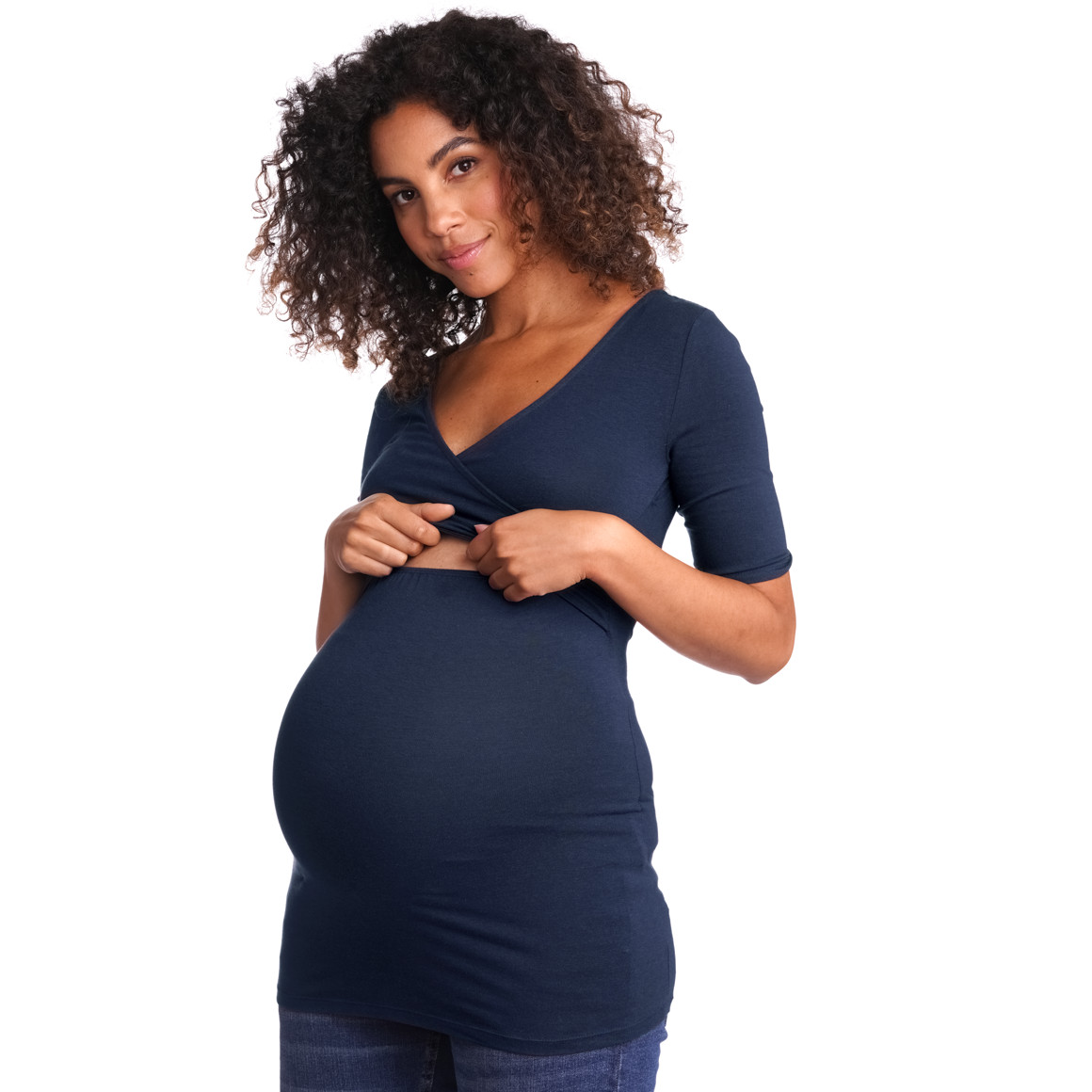 Damen Umstands-T-Shirt mit Stillfunktion