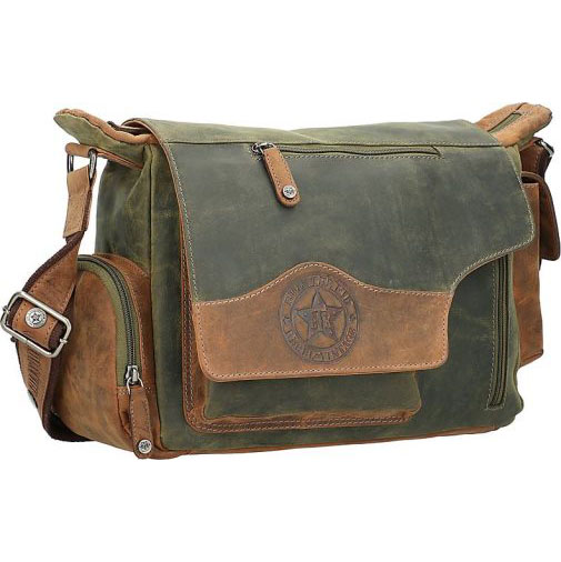 Billy The Kid Hunter Messenger Leder 32 cm