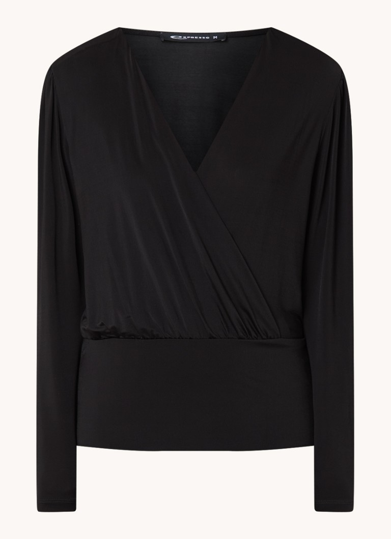 Expresso V-neck long-sleeved shirt