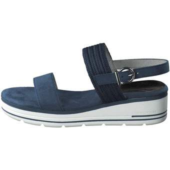 Marco Tozzi Earth Edition Sandale in blau