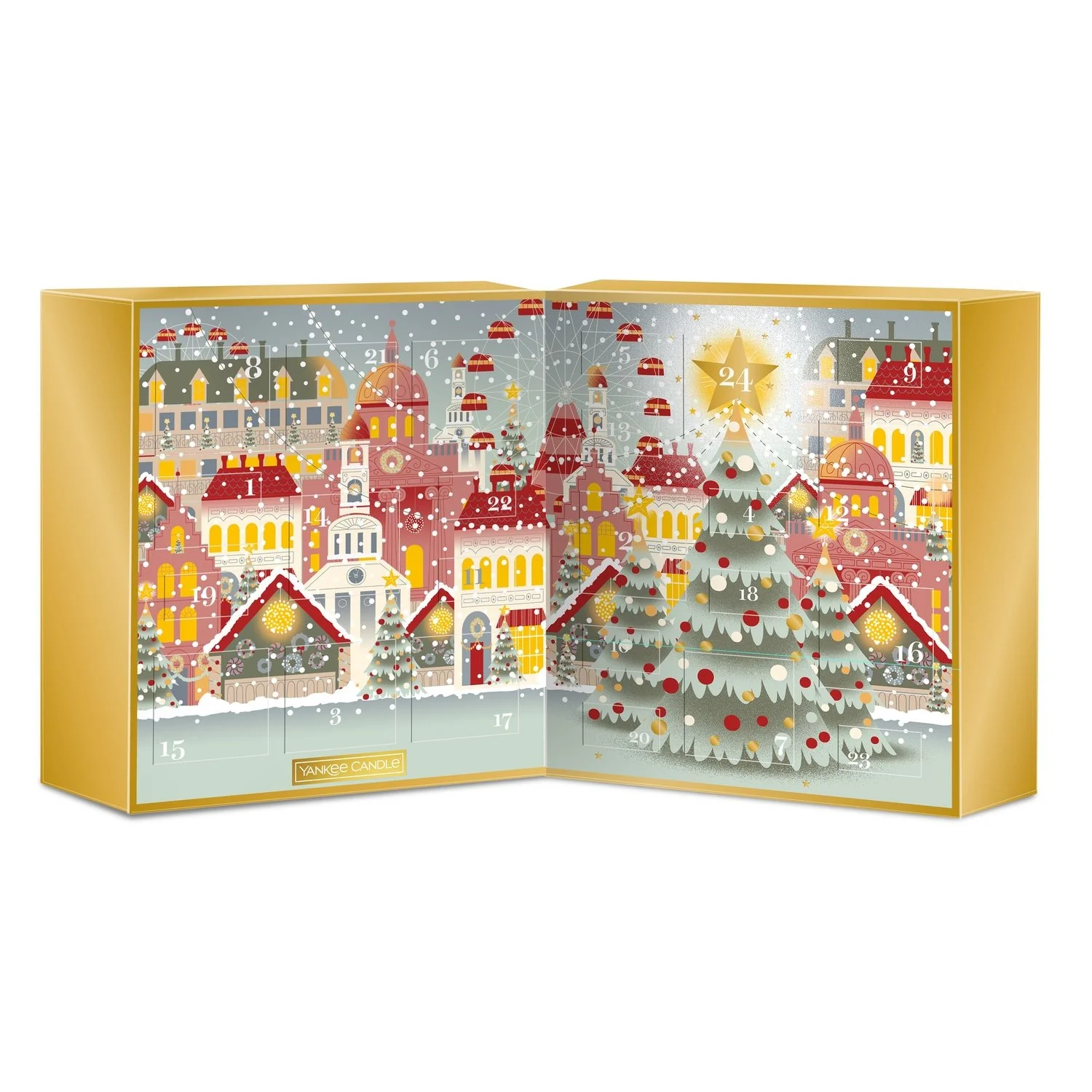 Teelicht-Adventskalender 2024 - Buch - Duftkerzen, Adventskalender