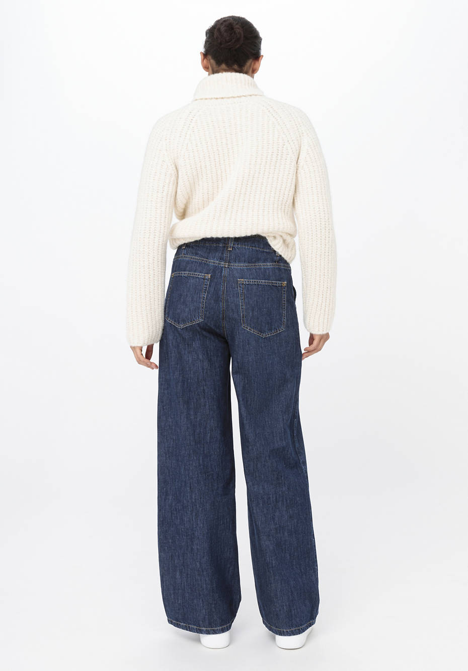 Jeans ALVA Mid Rise Wide Leg aus Bio-Denim mit Kapok