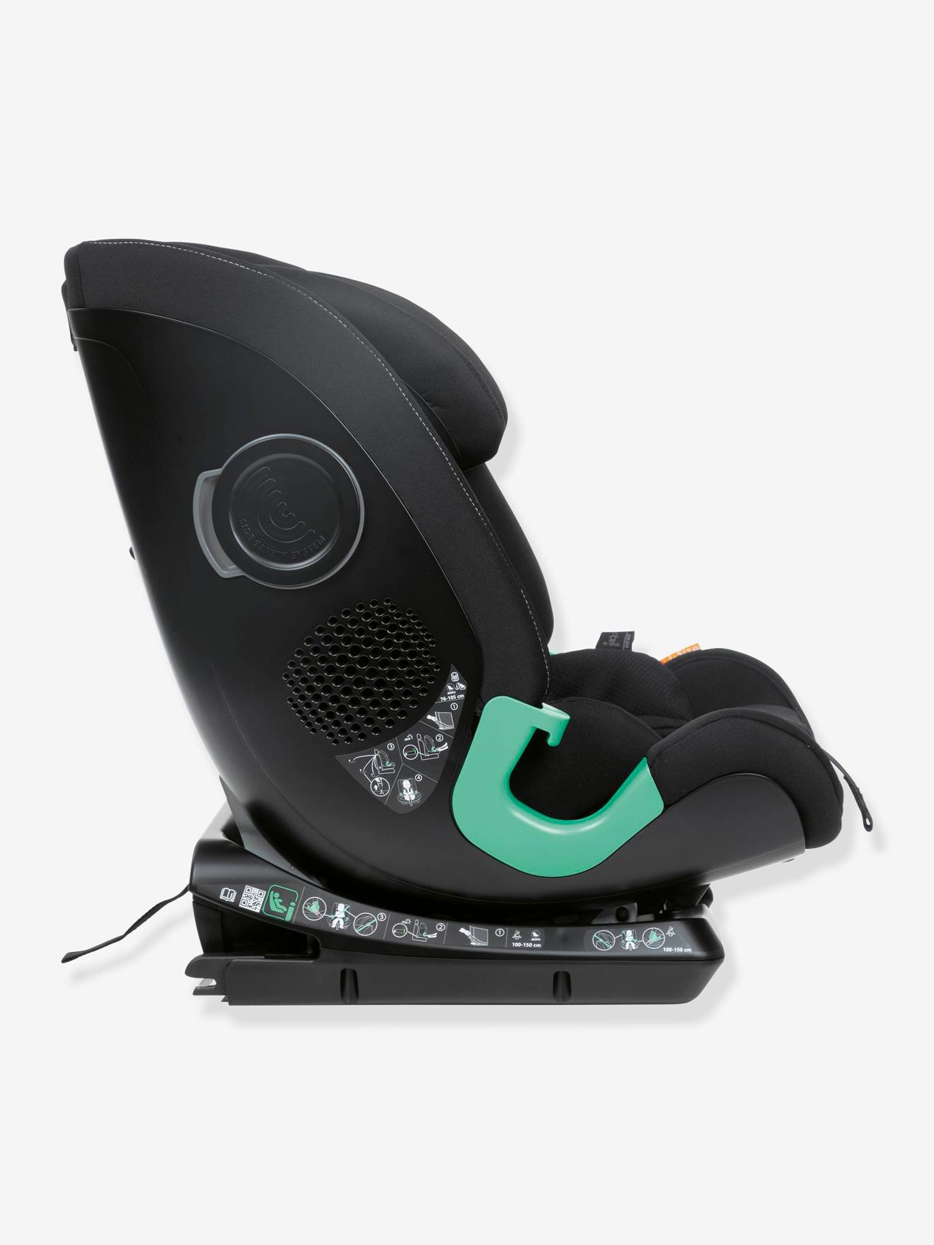 Chicco Kindersitz MYSEAT I-SIZE Gr. 1/2/3 CHICCO, 76-150 cm - schwarz