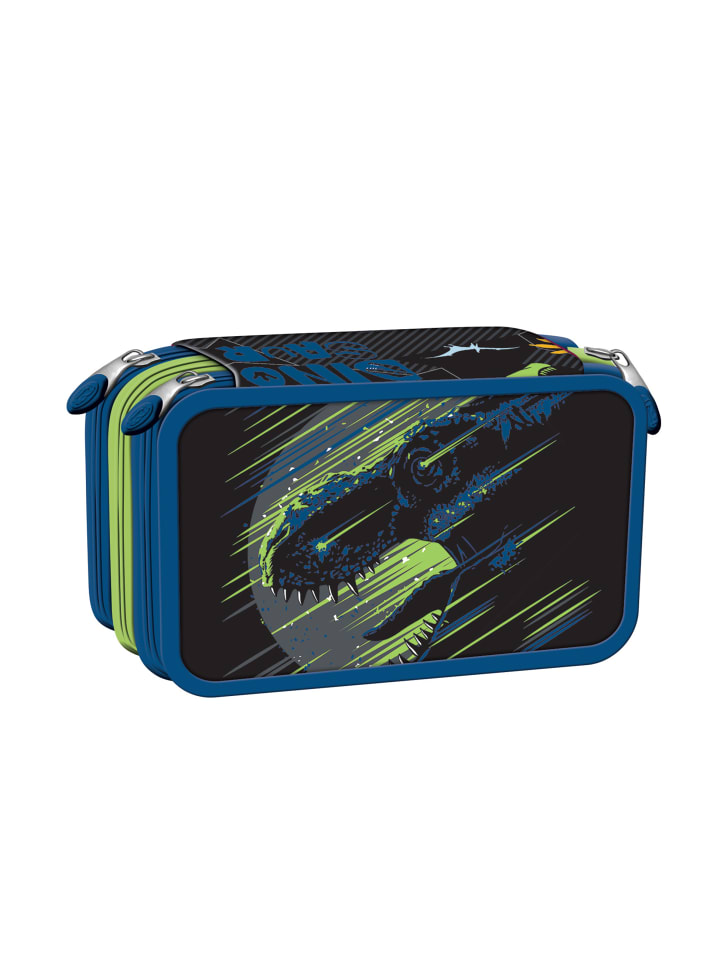 Yuhu.kids Federmappe Etui mit Inhalt Dino in Schwarz günstig kaufen onesize
