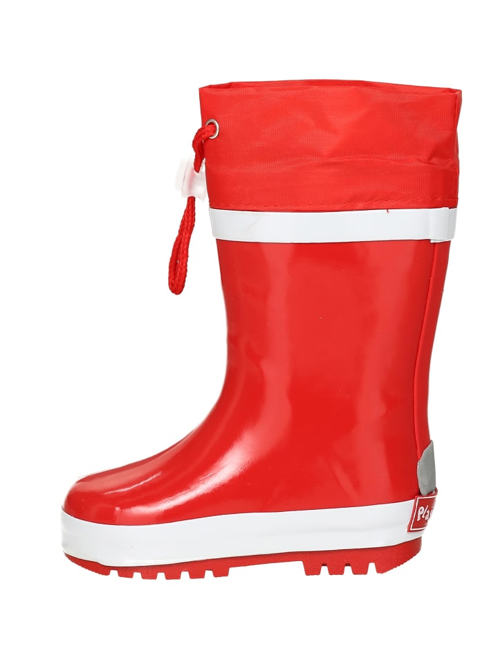 Playshoes Gummistiefel Basic gefüttert in Rot günstig kaufen
