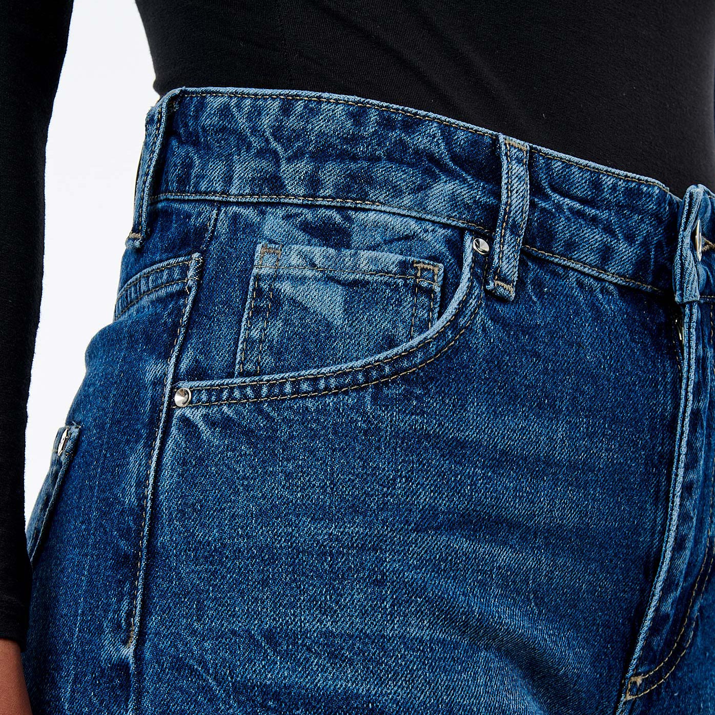 VIOLA  Jean wideleg bleu femme