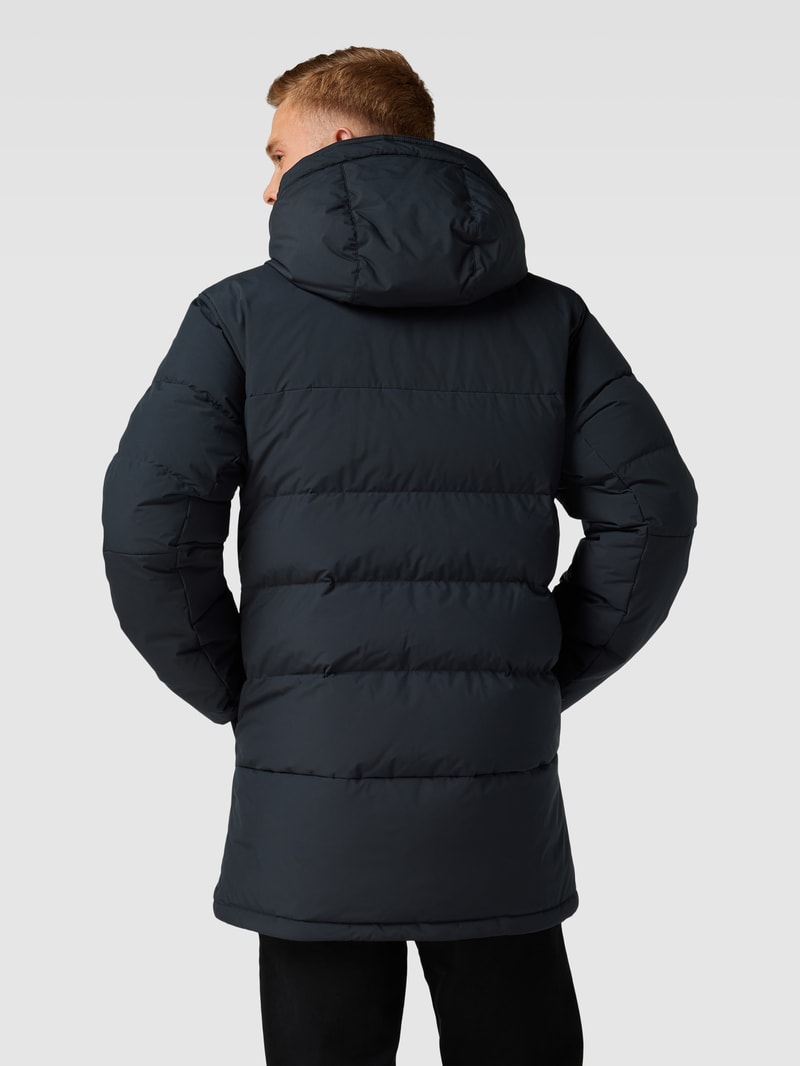 Daunenjacke mit Label-Print Modell 'Aldercrest' in schwarz