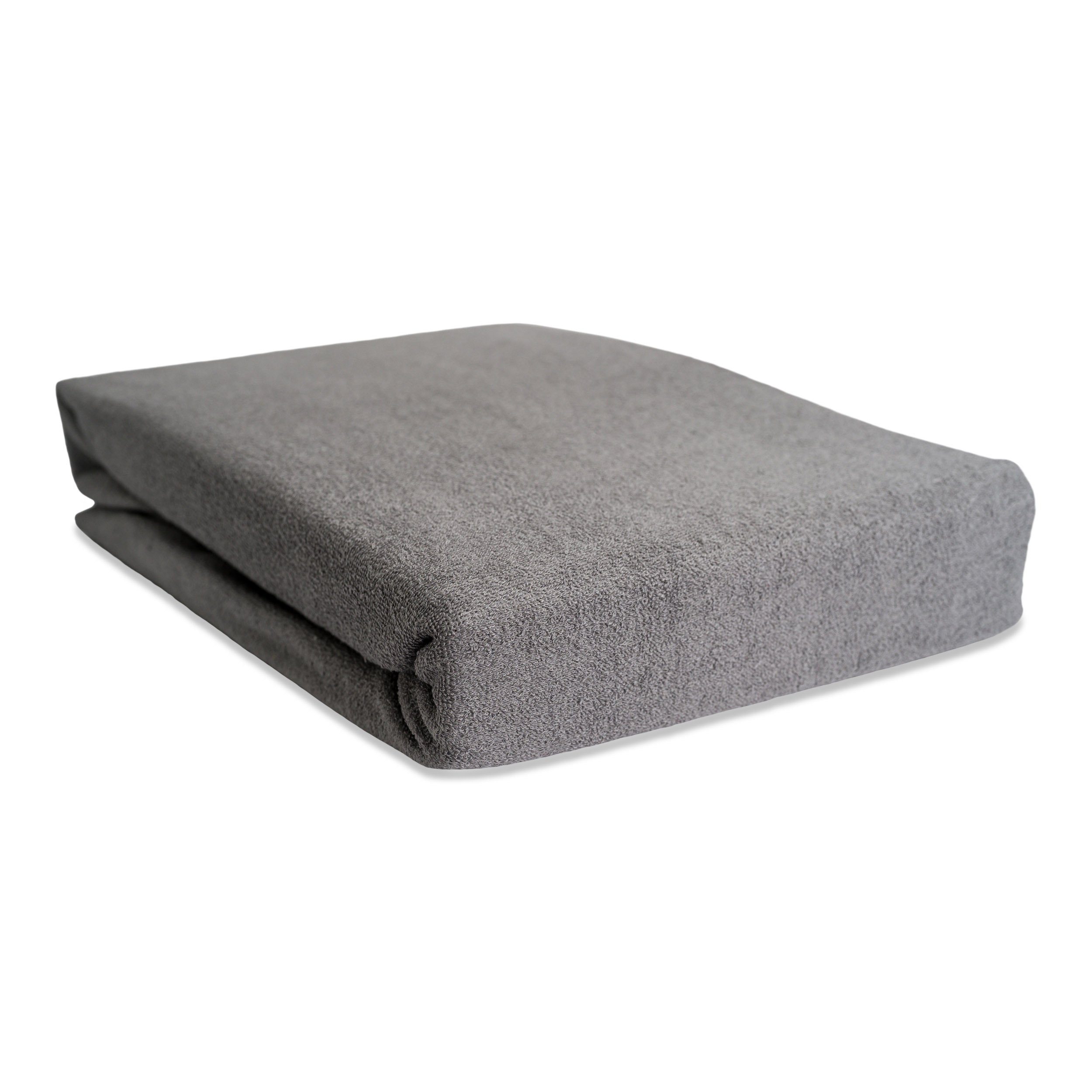 Spannbettlaken Frottee Bettlaken 90x200 100x200 140x200 160x200 180x200 200x200 cm, Zestri, Gummizug: rundum, Spannbettbezug Bettbezug Laken, winter weich flauschig