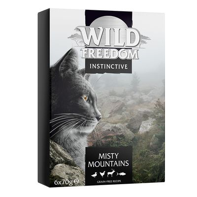 Wild Freedom Probierpaket: 400 g Trockenfutter + 6 x 200 /  70 g Nassfutter