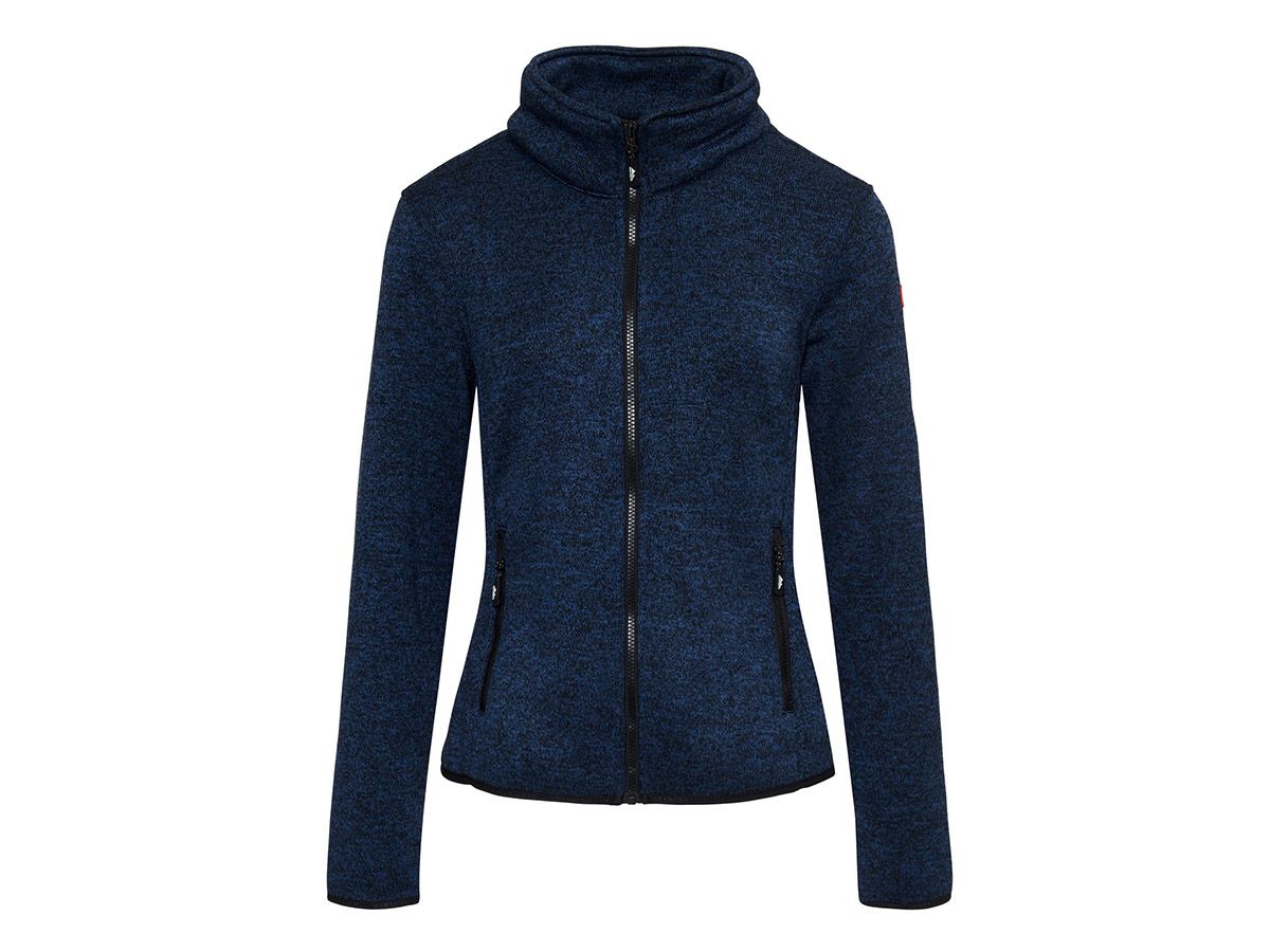 Nordberg Fria Navy Melange Damen Fleecejacke