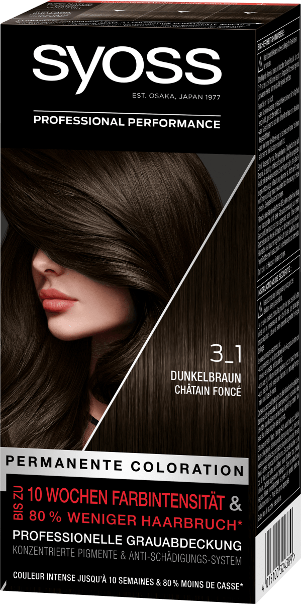 Haarfarbe 3_1 Dunkelbraun, 1 St