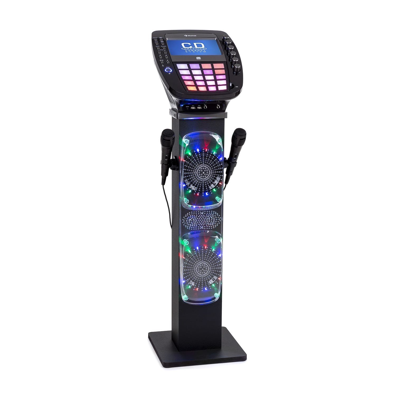 Auna KaraBig Party-Lautsprecher (Bluetooth, 80 W)
