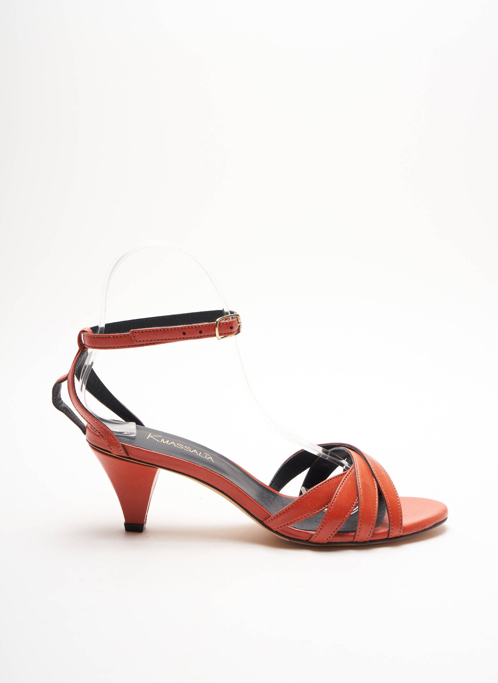 Kmassalia Sandales Nu Pieds Femme couleur orange