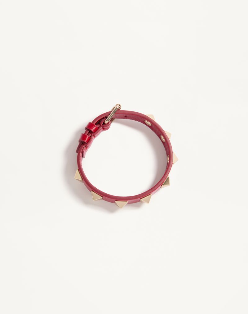 Pulseira de couro Valentino Rockstud