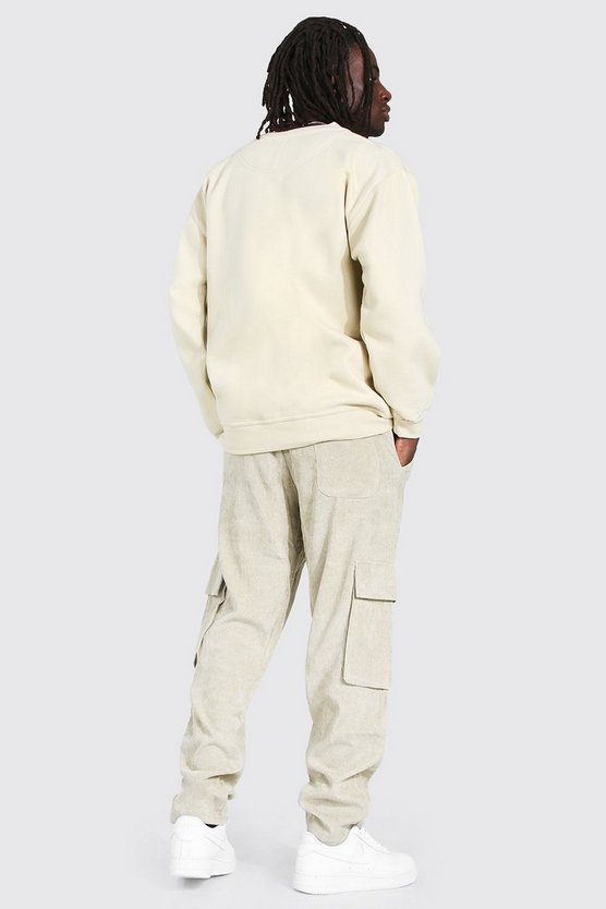 Cordhose mit geradem Bein