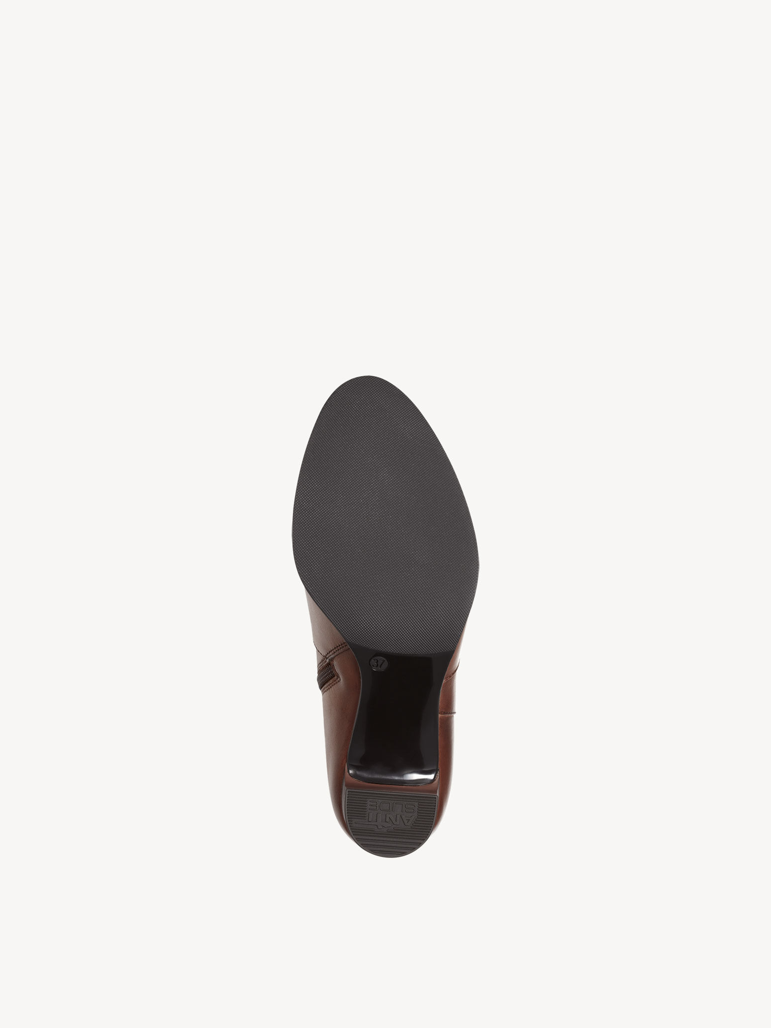 Bottine en cuir - marron