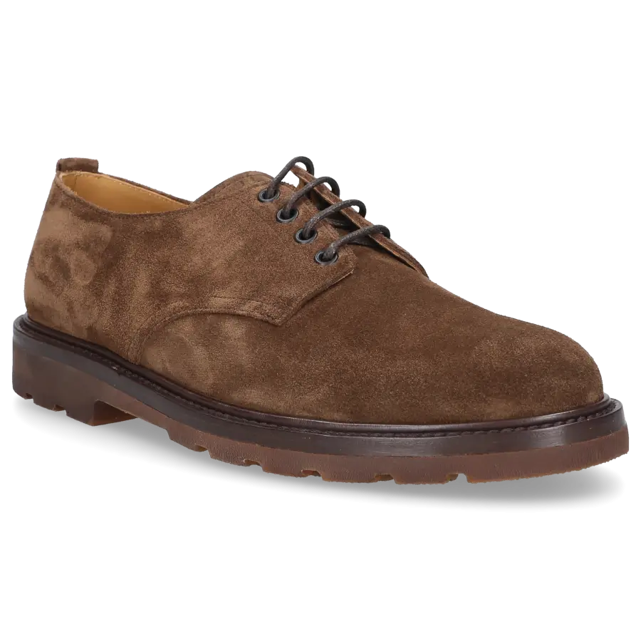 Henderson - Businessschuhe Oxford JOHN Veloursleder - braun