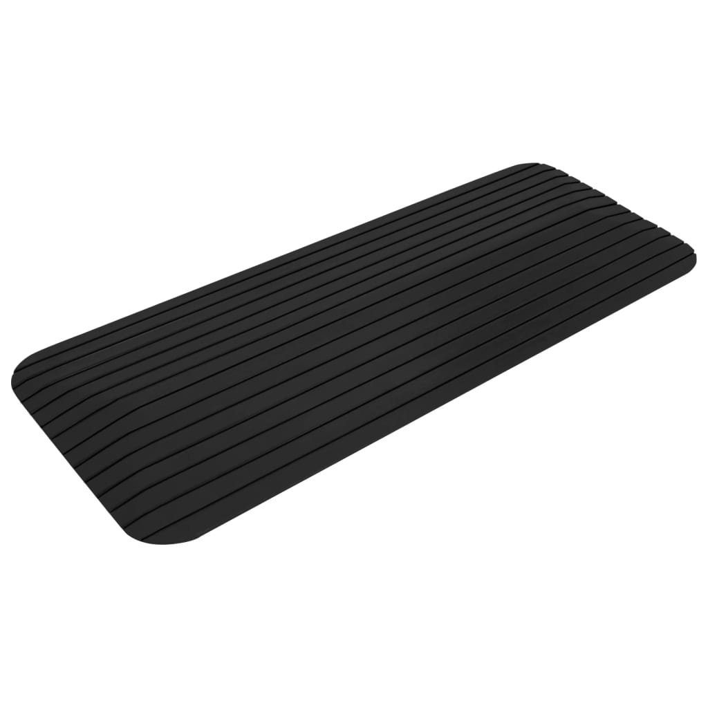 vidaXL Verkehrsschild Schwellenrampe 110x21x2,5 cm Gummi, (1 St)