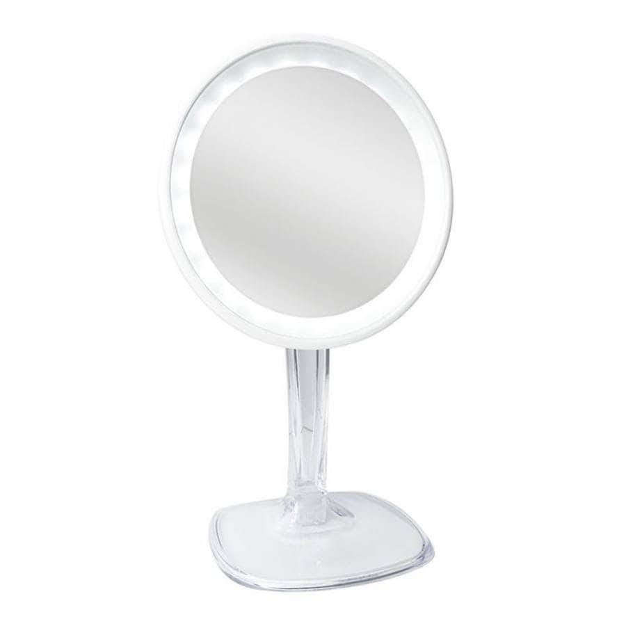 Halo Wiederaufladbarer Kosmetikspiegel mit LED und 10x Vergrößerung