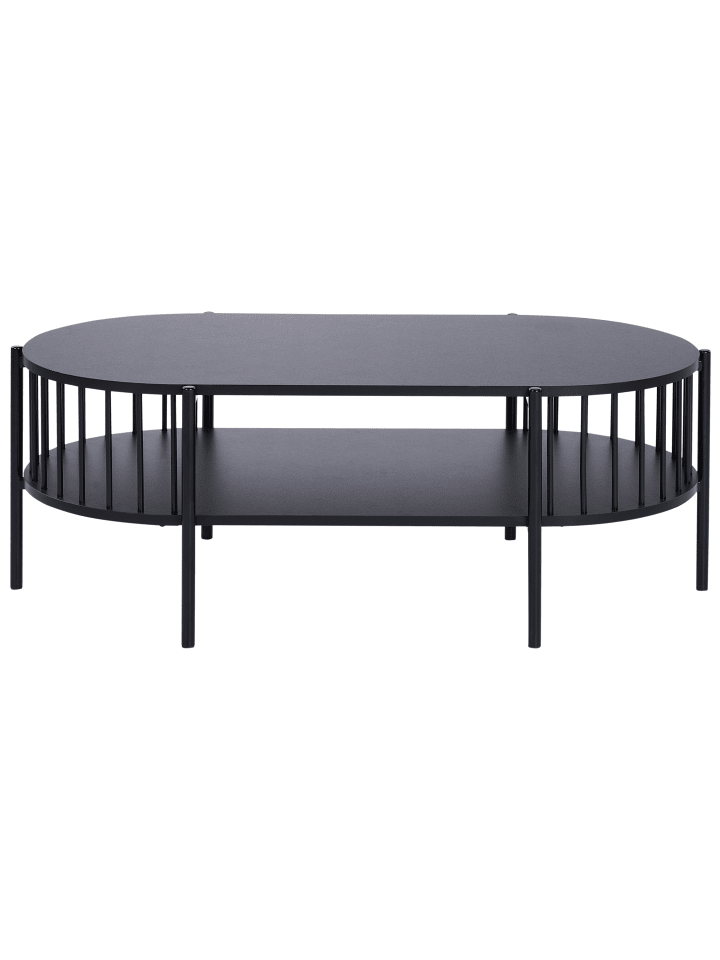 Beliani Couchtisch OREANA in Schwarz - (W) 50 x (H) 36 x (L) 103 cm günstig kaufen onesize