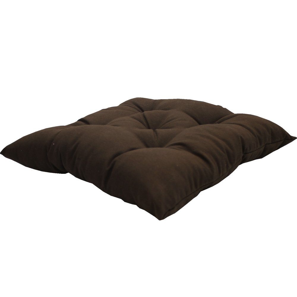 NYVI Stuhlkissen Sitzkissen Genua 4er Set - Dekokissen Sitzauflage für Indoor & Outdoor, Komfortabel & Robust, Gartenstuhlauflagen für 40x40 cm große Stühle