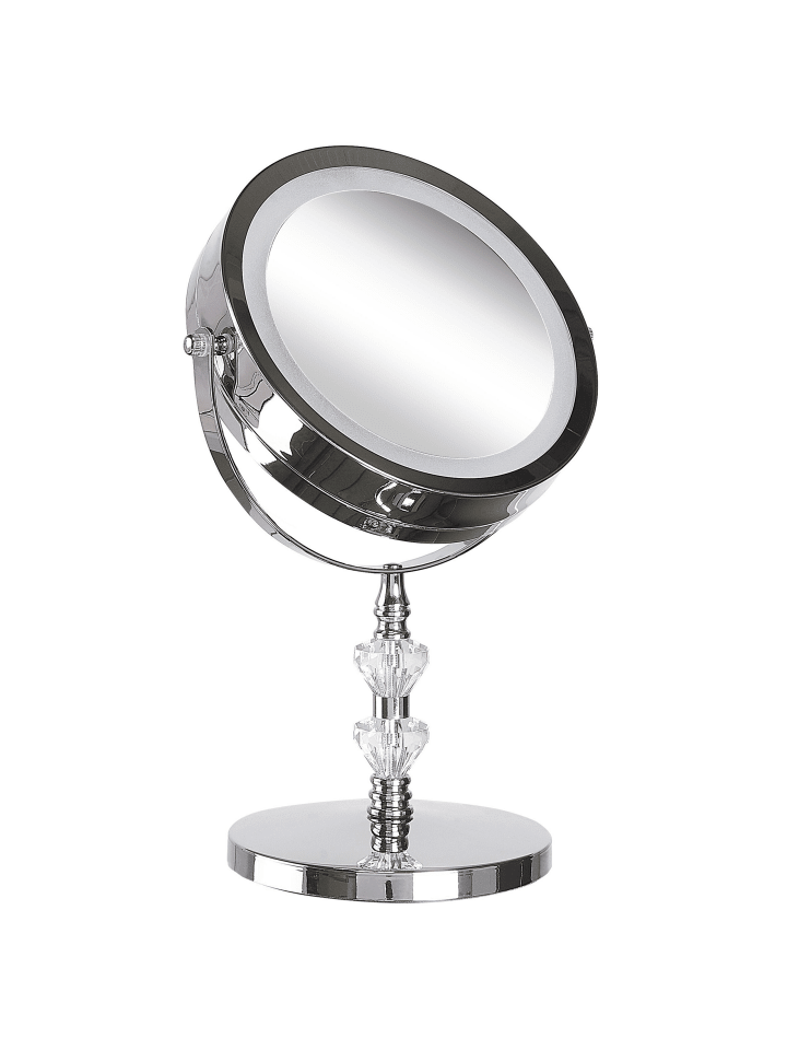 Beliani Kosmetikspiegel LAON in Silber - (W) 20 x (H) 31 x (L) 14 cm günstig kaufen onesize