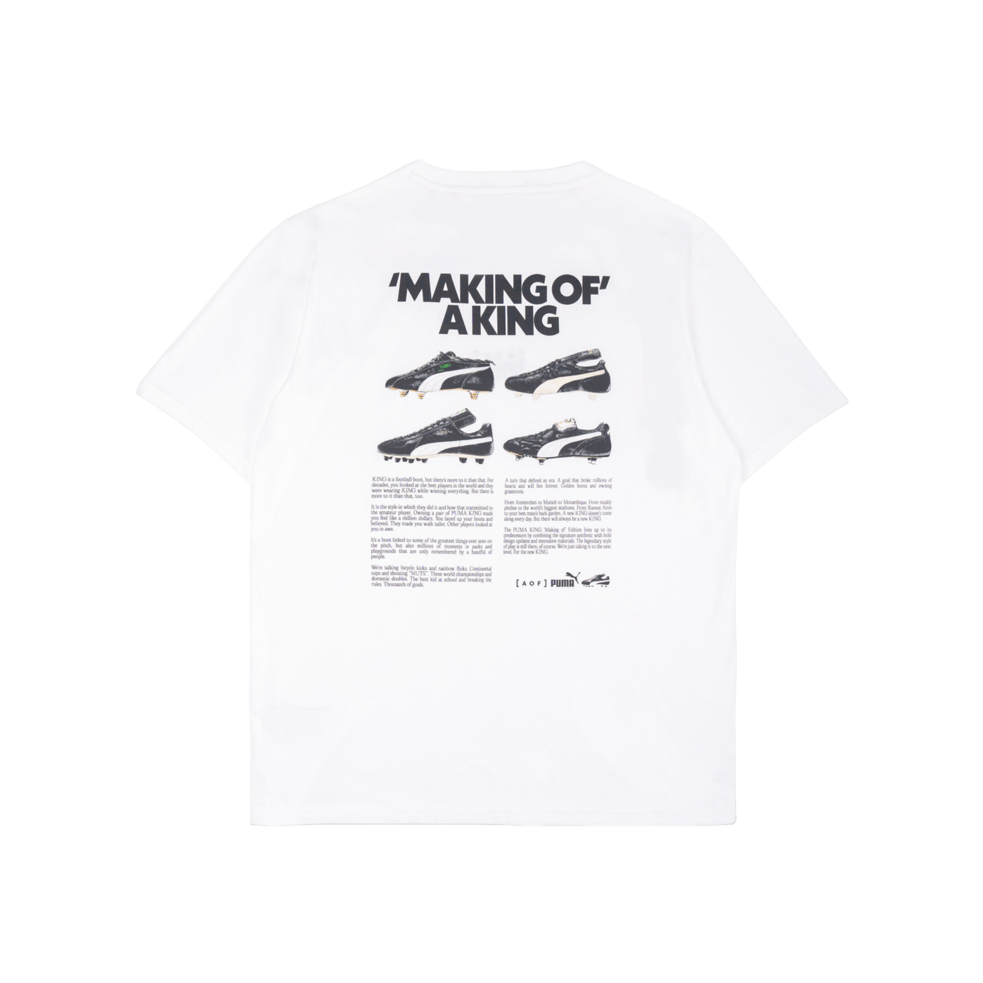 PUMA AOF Making of a King T-Shirt Weiß F03