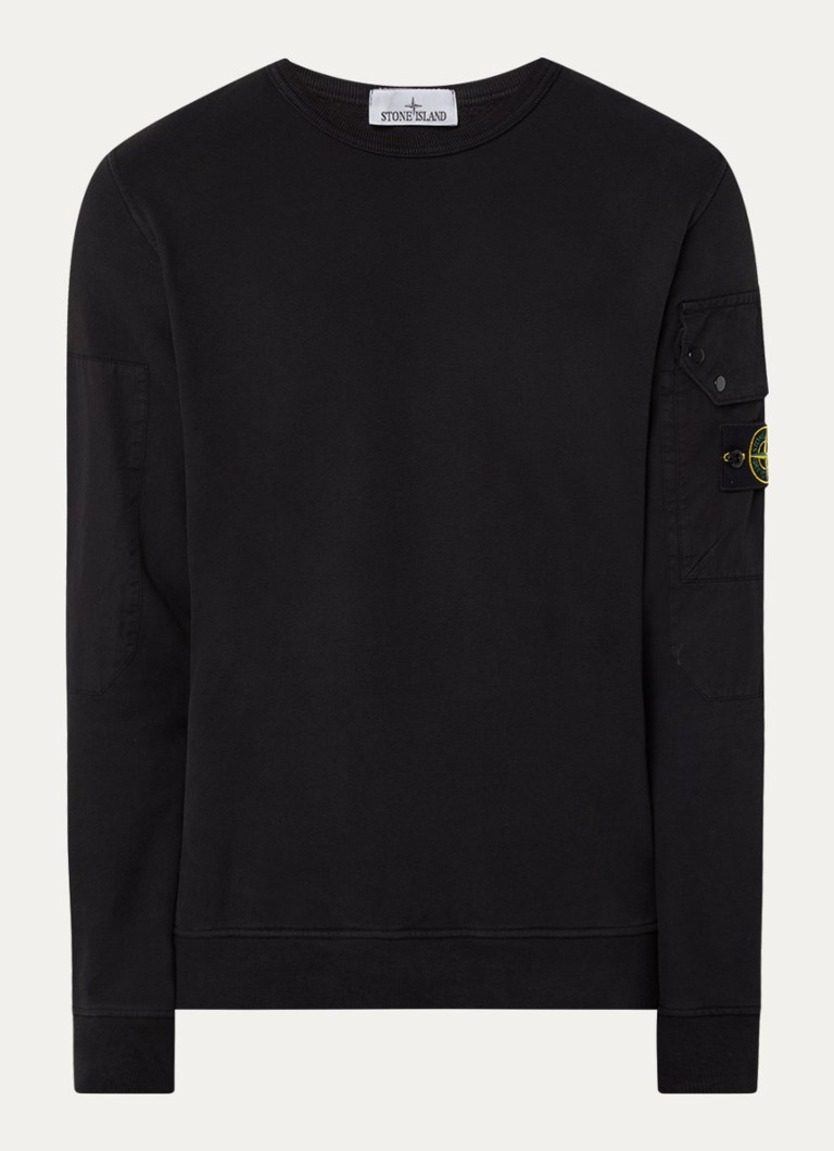 Πουλόβερ Stone Island 63920 με πέτο και λογότυπο